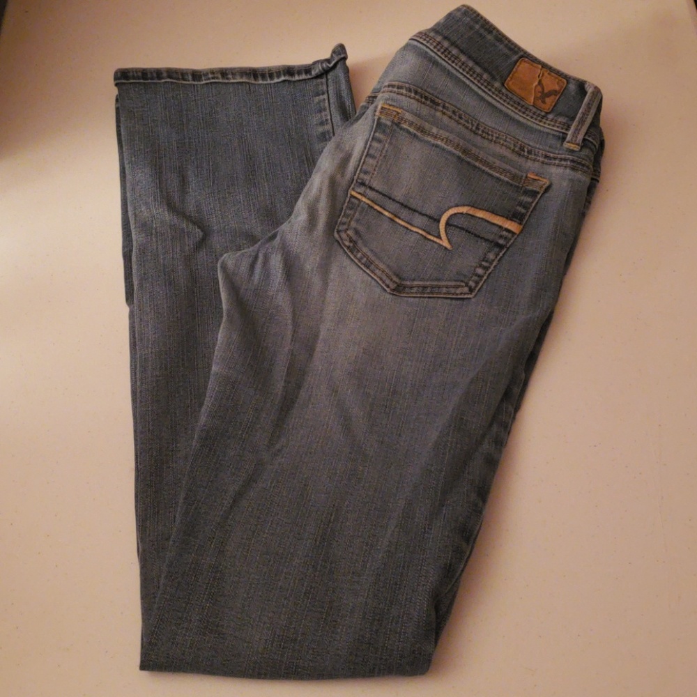 AMERICAN EAGLE 6 LONG SUPER STRETCH JEANS
